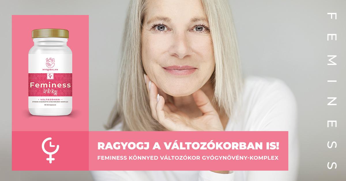 Feminess - természetes megoldás változókorra gyógynövényekkel