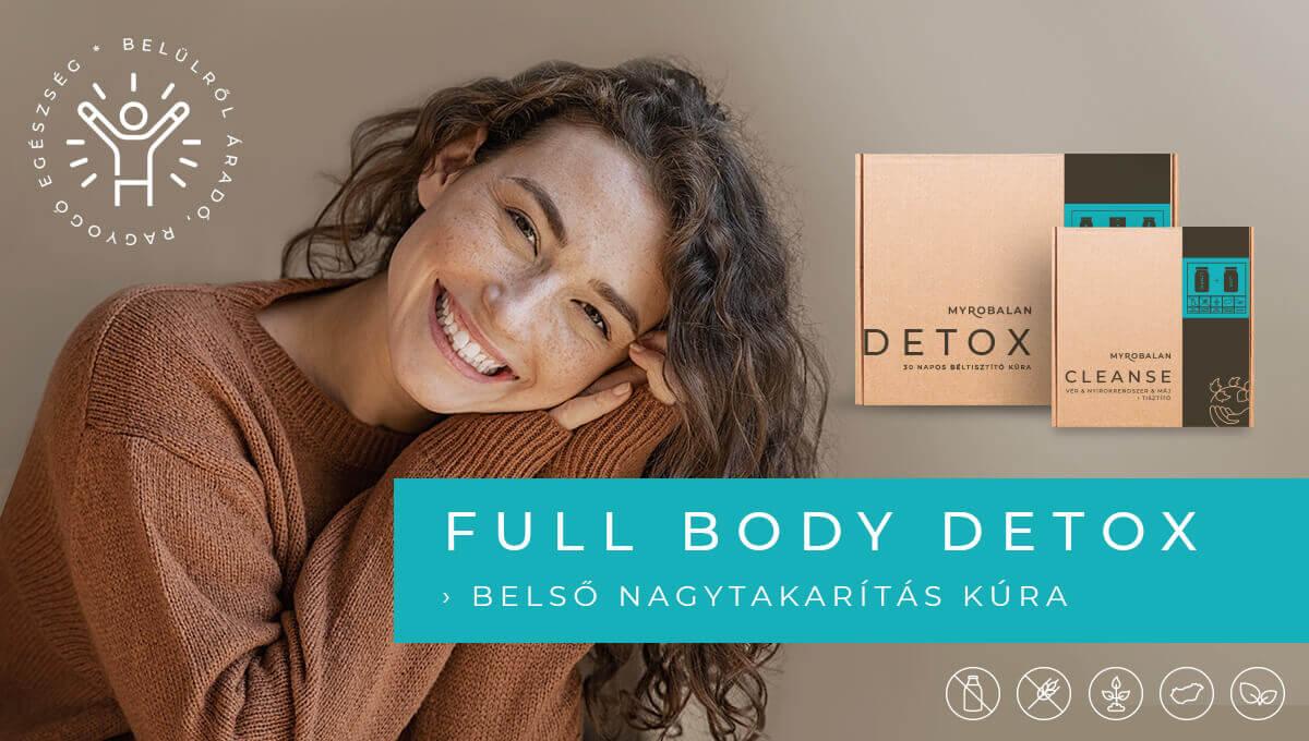 Full Body Detox belső nagytakarítás kúra a belső ragyogásodért