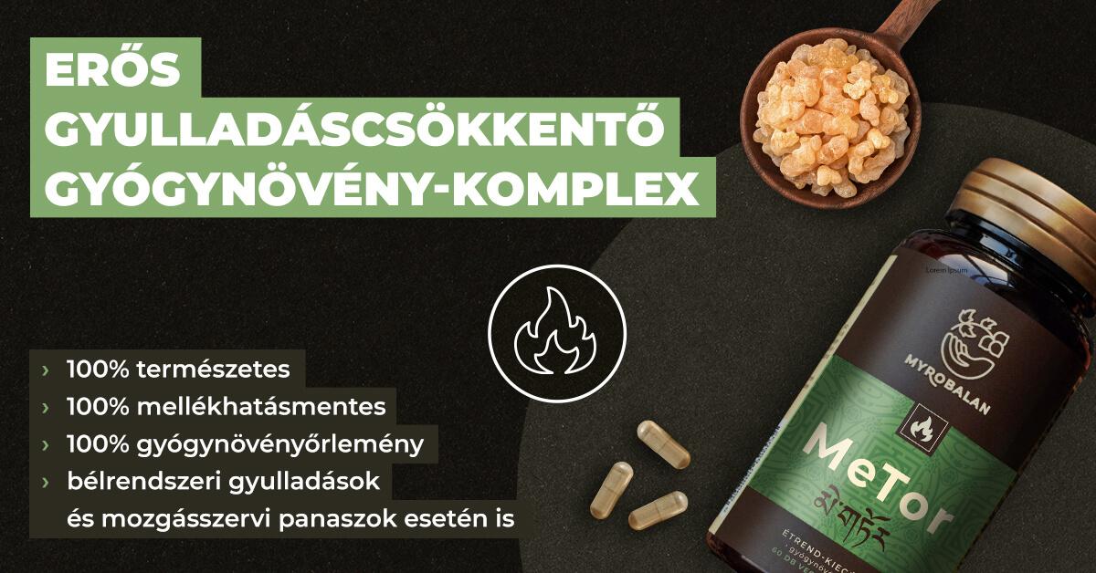 MeTor - erős gyulladáscsökkentő gyógynövény-komplex