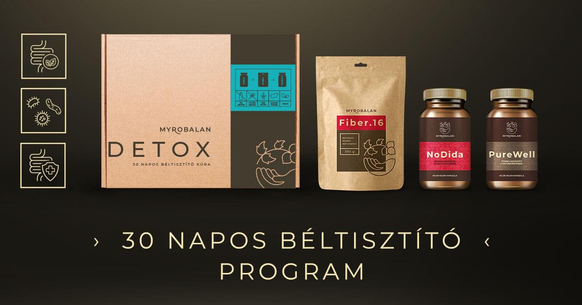 Myrobalan Detox gyógynövényes béltisztító program