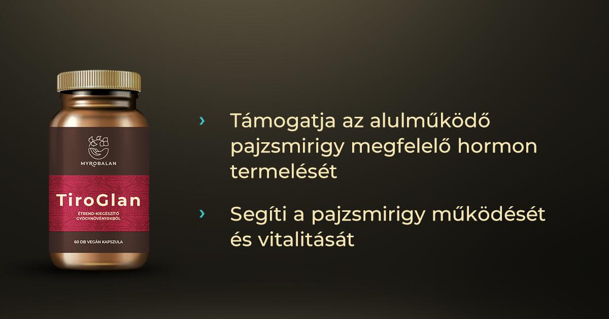 TiroGlan pajzsmirigy-alulműködés elleni gyógynövény-komplex