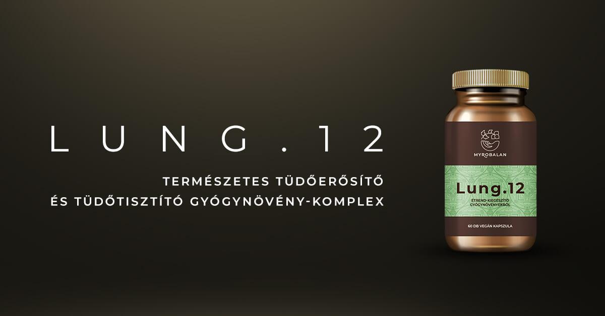 Lung.12 tüdőerősítő étrend-kiegészítő gyógynövényekkel