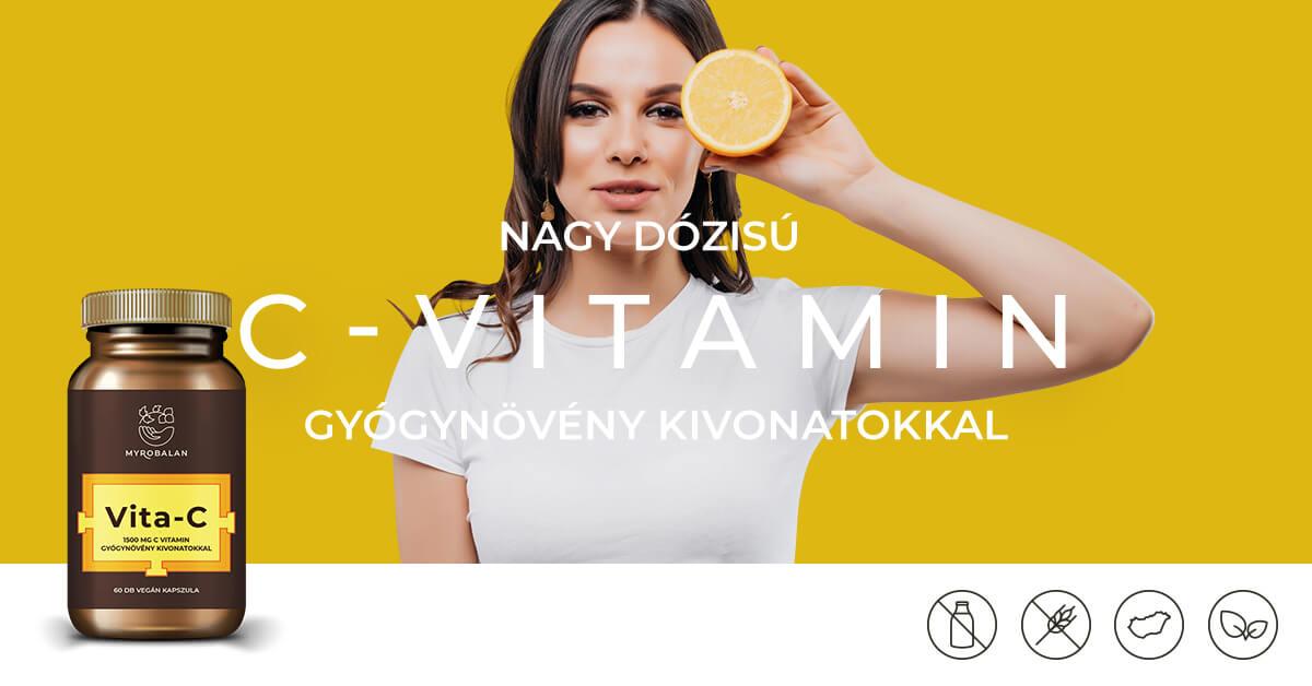 Vita-C 1500 mg C vitamin gyógynövény kivonatokkal